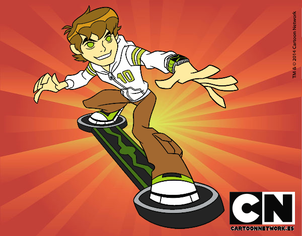 Ben 10 skateboard