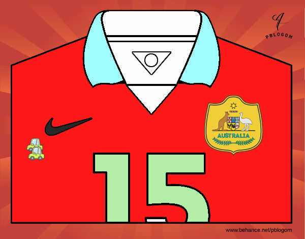 Camiseta del mundial de fútbol 2014 de Australia