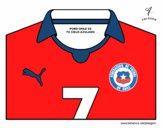 Camiseta del mundial de fútbol 2014 de Chile