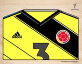 Camiseta del mundial de fútbol 2014 de Colombia