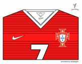 Camiseta del mundial de fútbol 2014 de Portugal