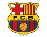 Dibujo Escudo del F.C. Barcelona pintado por jovany10