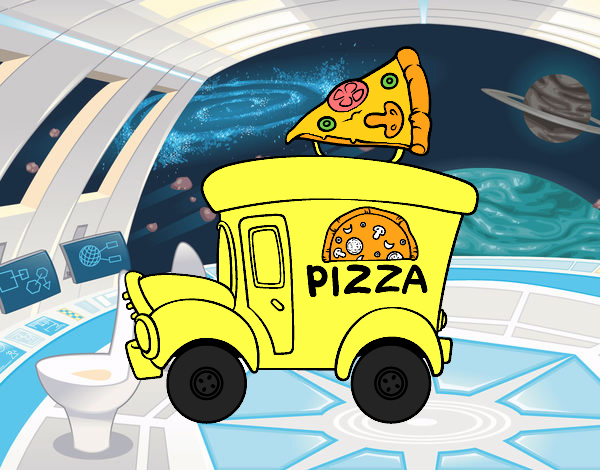 el carro de pizza