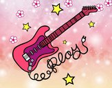 Guitarra y estrellas