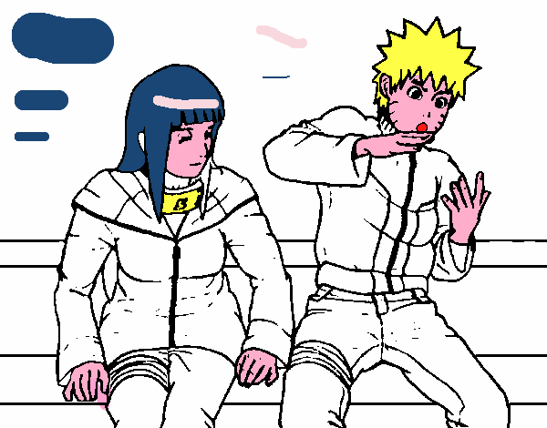 Hinata y Naruto