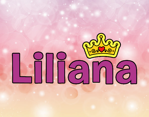 Dibujo Nombre Liliana pintado por andy2016