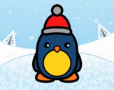 Pingüino navideño