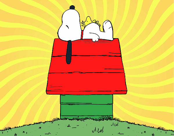 Snoopy durmiendo