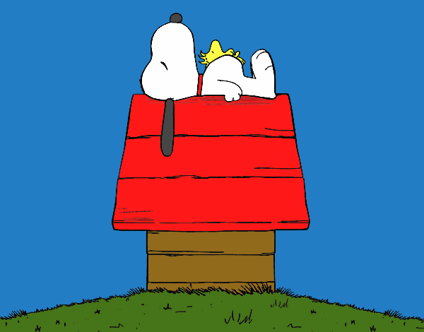 Snoopy durmiendo