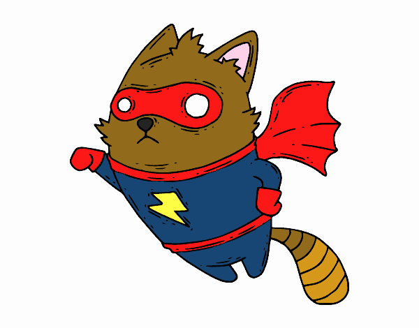 gato man super defensor