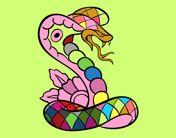 Dibujo Tatuaje de cobra pintado por CamiMoreno