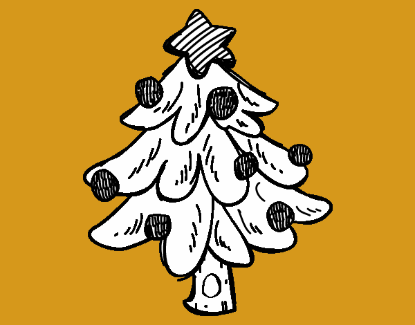 Un árbol Navidad