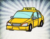 Dibujo Un taxi pintado por  azla