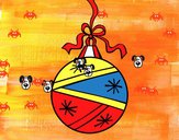 Una bola de Navidad