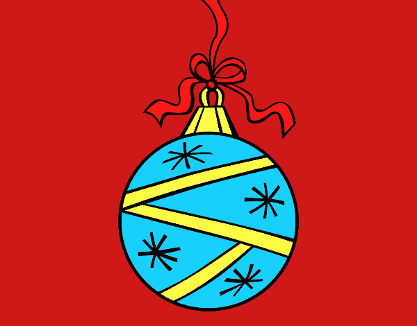 Una bola de Navidad