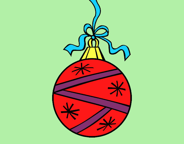 Una bola de Navidad