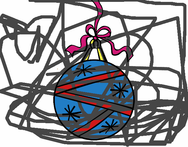 Una bola de Navidad