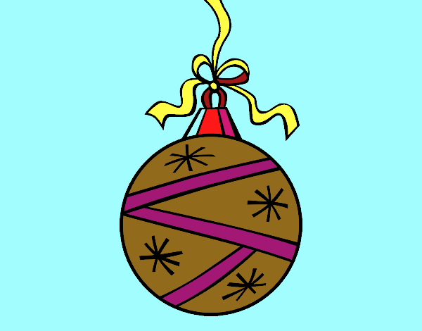 Una bola de Navidad