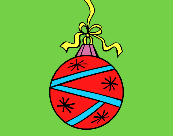 Una bola de Navidad