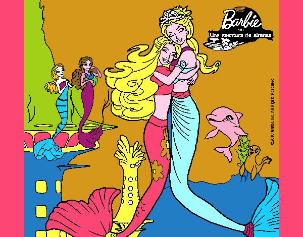 Barbie sirena y la reina sirena