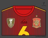 Camiseta del mundial de fútbol 2014 de España