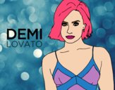 Dibujo Demi Lovato pintado por queyla