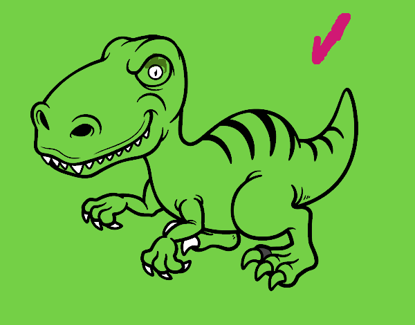 Dinosaurio velociraptor