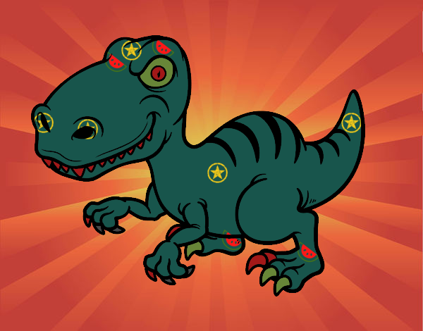 Dinosaurio velociraptor