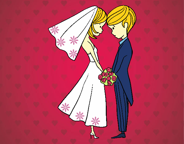 Dibujo El Marido y la Mujer pintado por LunaLunita