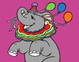 Elefante con 3 globos