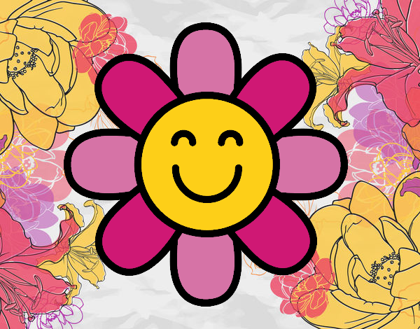Flores Pintadas A Mano Dibujos Animados Lindo Flor Color De Rosa PNG  Imágenes Gratis  Lovepik