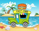 Food truck de hamburguesas