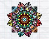 Dibujo Mandala frutal pintado por Dap-Espi