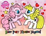 Dibujo Mejores Pony Amigas para siempre pintado por LunaLunita