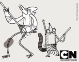 Mordecai y Rigby