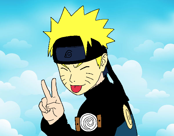 Naruto sacando lengua