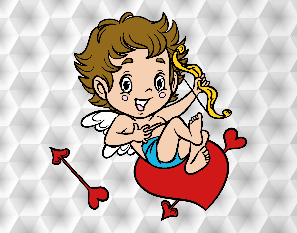 Dibujo Niño Cupido pintado por andy2016
