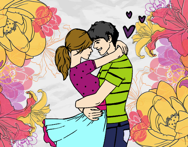 Dibujo De Pareja Enamorada Pintado Por En El Día 16 01 16 A Las 042159 Imprime 