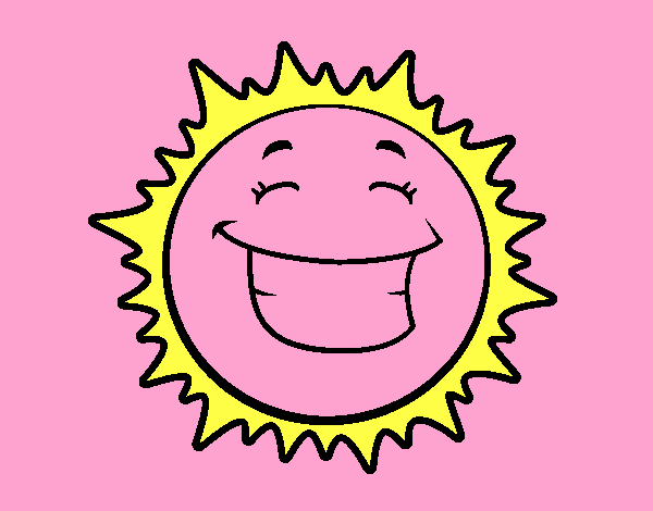 Sol sonriendo