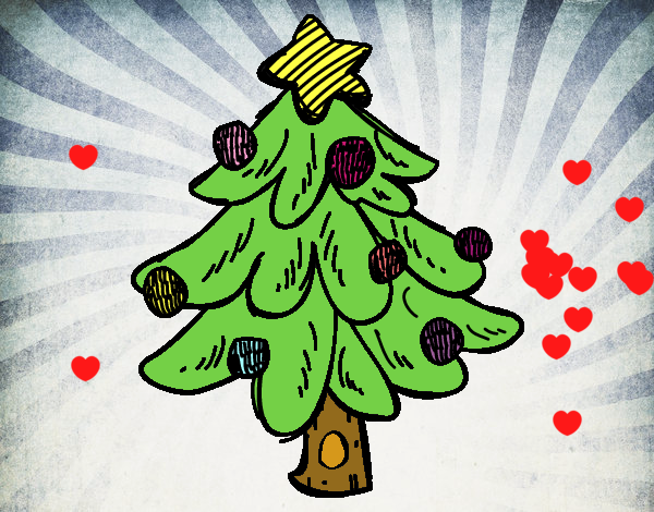 Un árbol Navidad