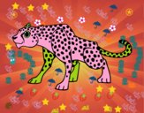 Dibujo Un leopardo pintado por meagan