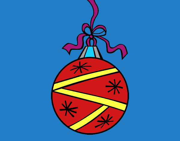 Una bola de Navidad