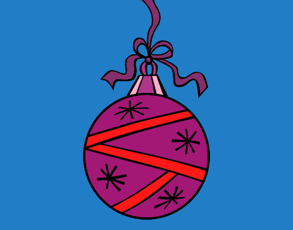 Una bola de Navidad