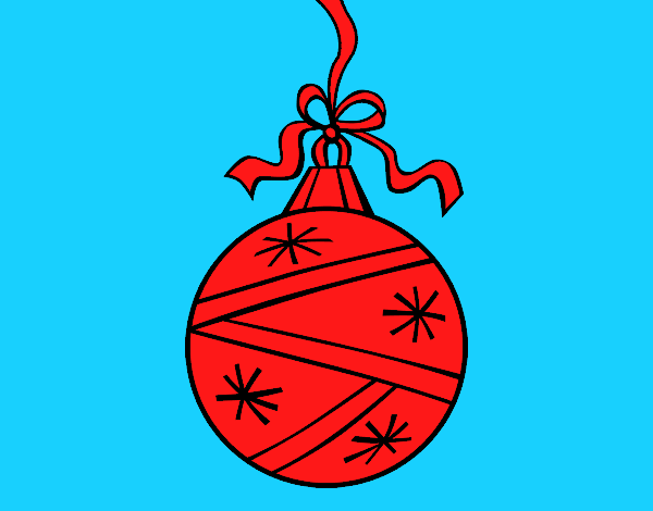 Una bola de Navidad