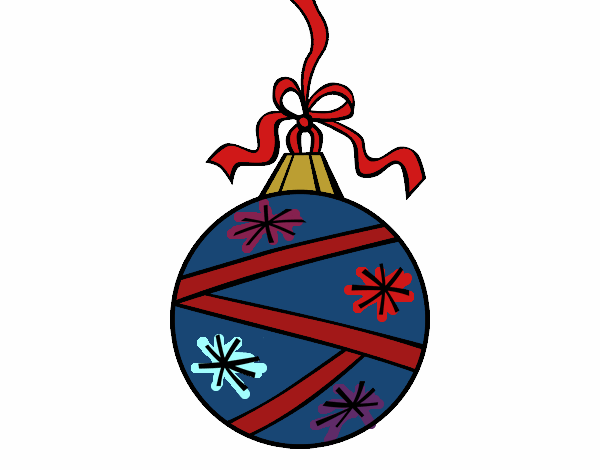 Una bola de Navidad