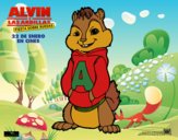 Dibujo Alvin de Alvin y las Ardillas pintado por queyla