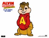 Dibujo Alvin de Alvin y las Ardillas pintado por milovan