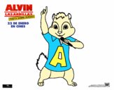 Dibujo Alvin la Ardilla pintado por LaraLu