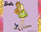 Barbie y su colección de zapatos