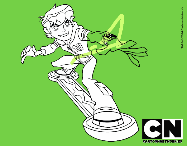 Ben 10 skateboard